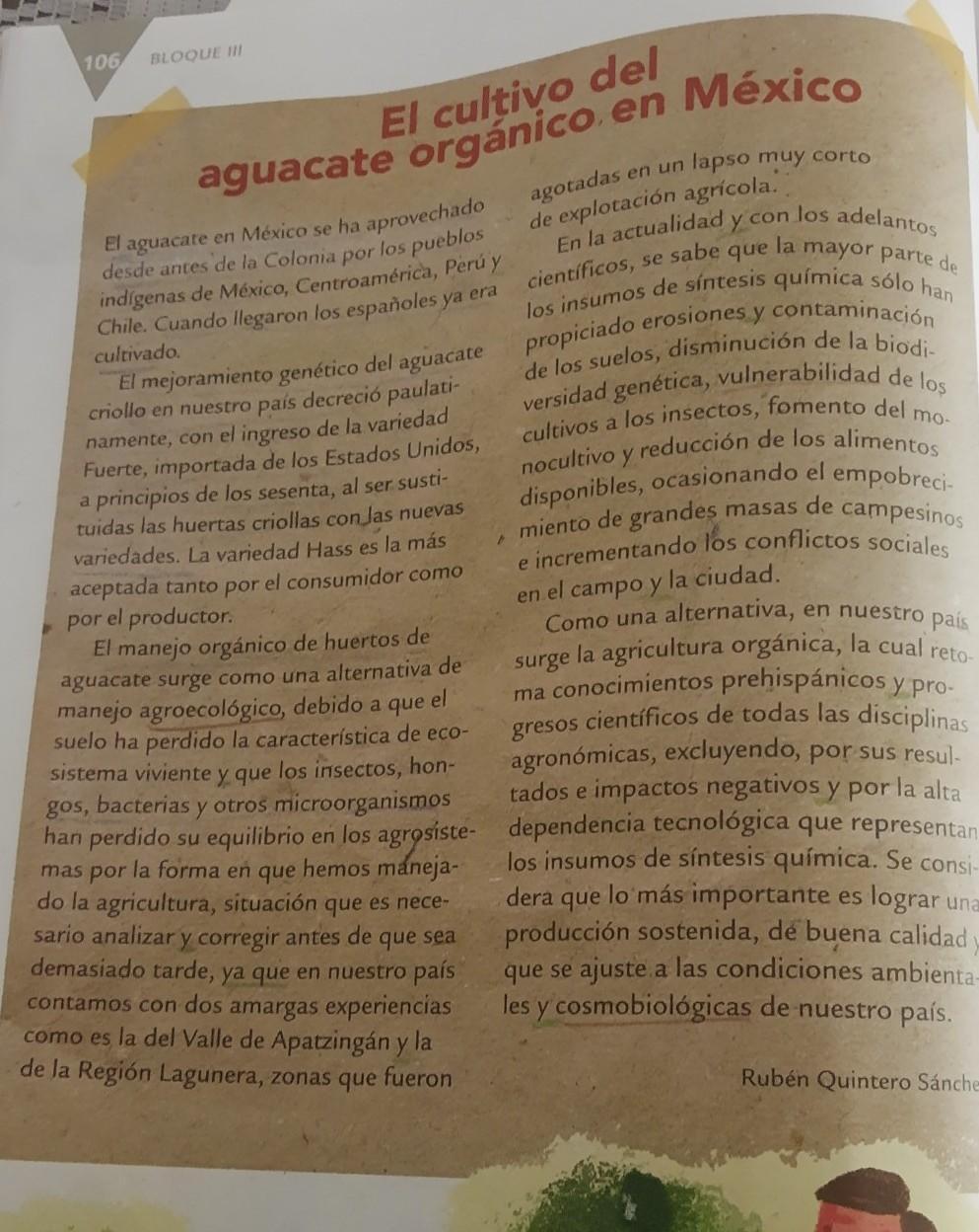 Página 24 del libro de español quinto grado