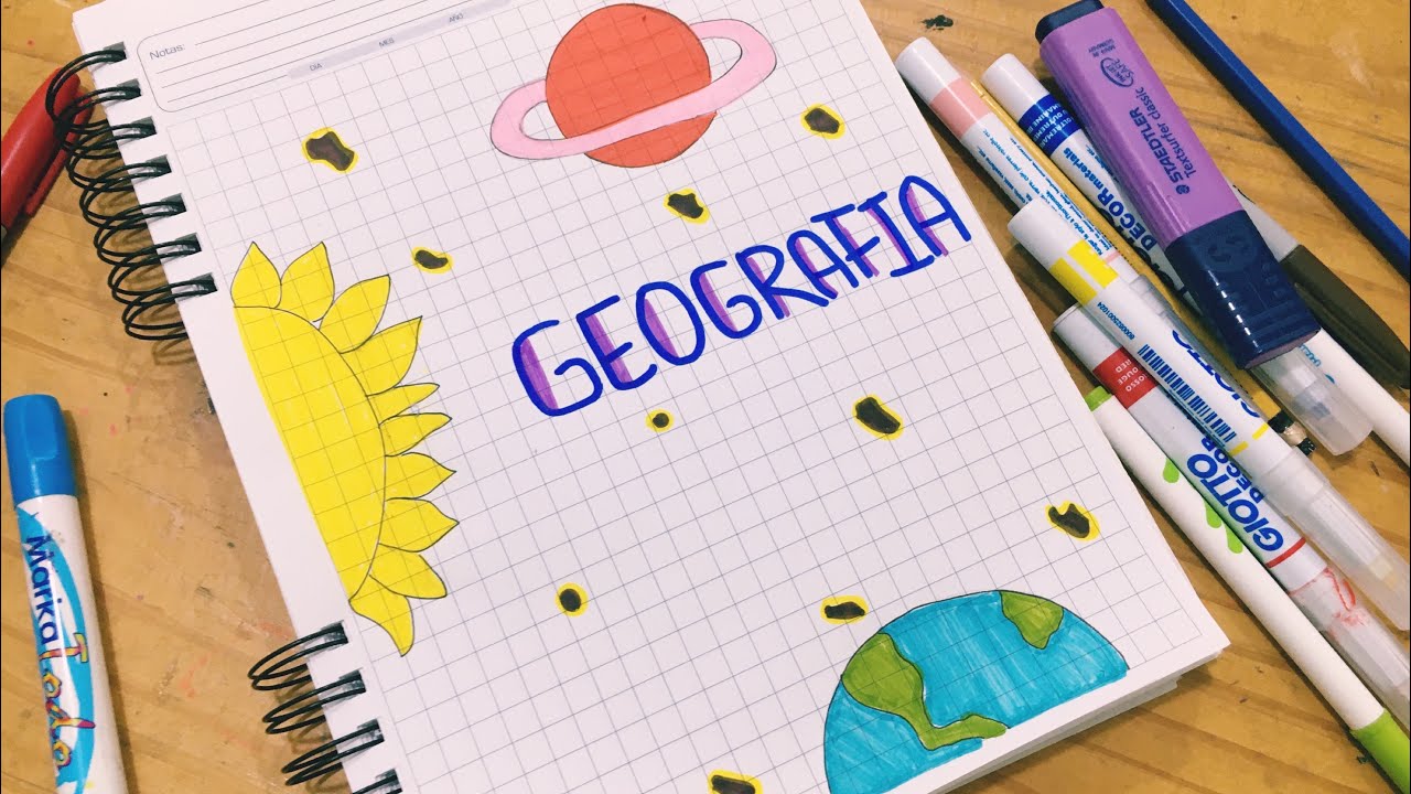 Ideas de dibujos para portadas de geografía