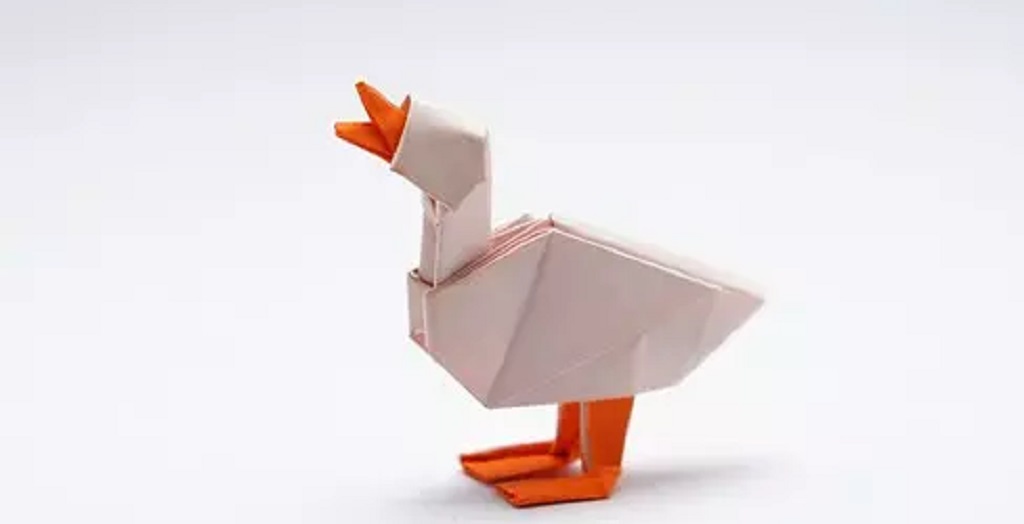 Cómo hacer un pato de papel en 3D